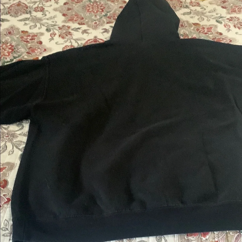 Black message hoodie- Unisex - Picture 7 of 7